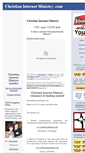Mobile Screenshot of christianinternetministry.com