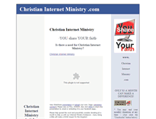 Tablet Screenshot of christianinternetministry.com